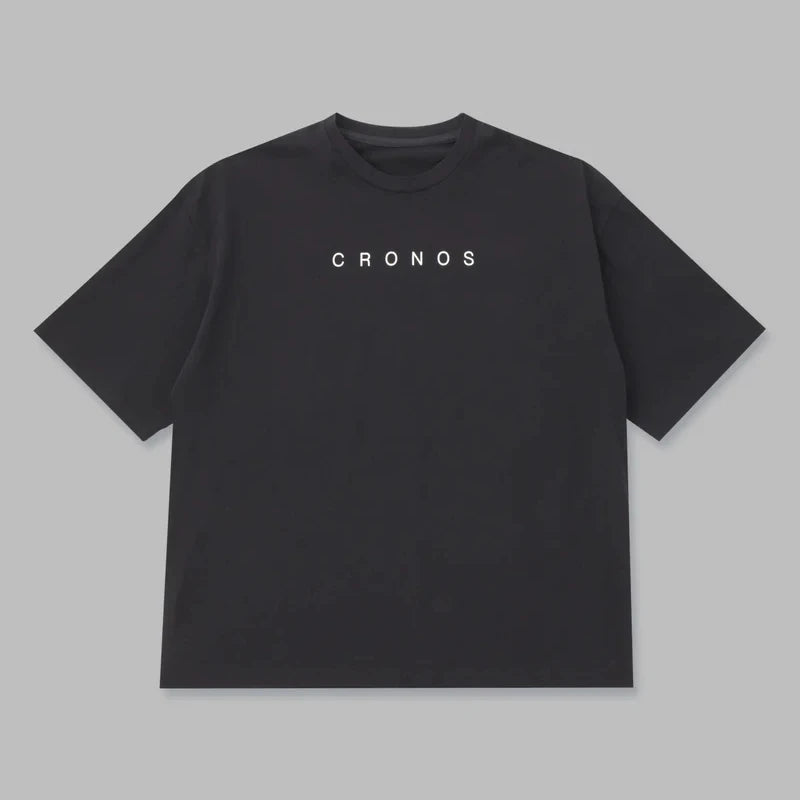Camiseta Masculina Oversized Folgada de Algodão – Estampa Lettering, Fitness